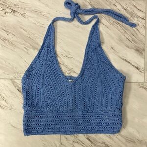 HOLLISTER CROCHETED HALTER